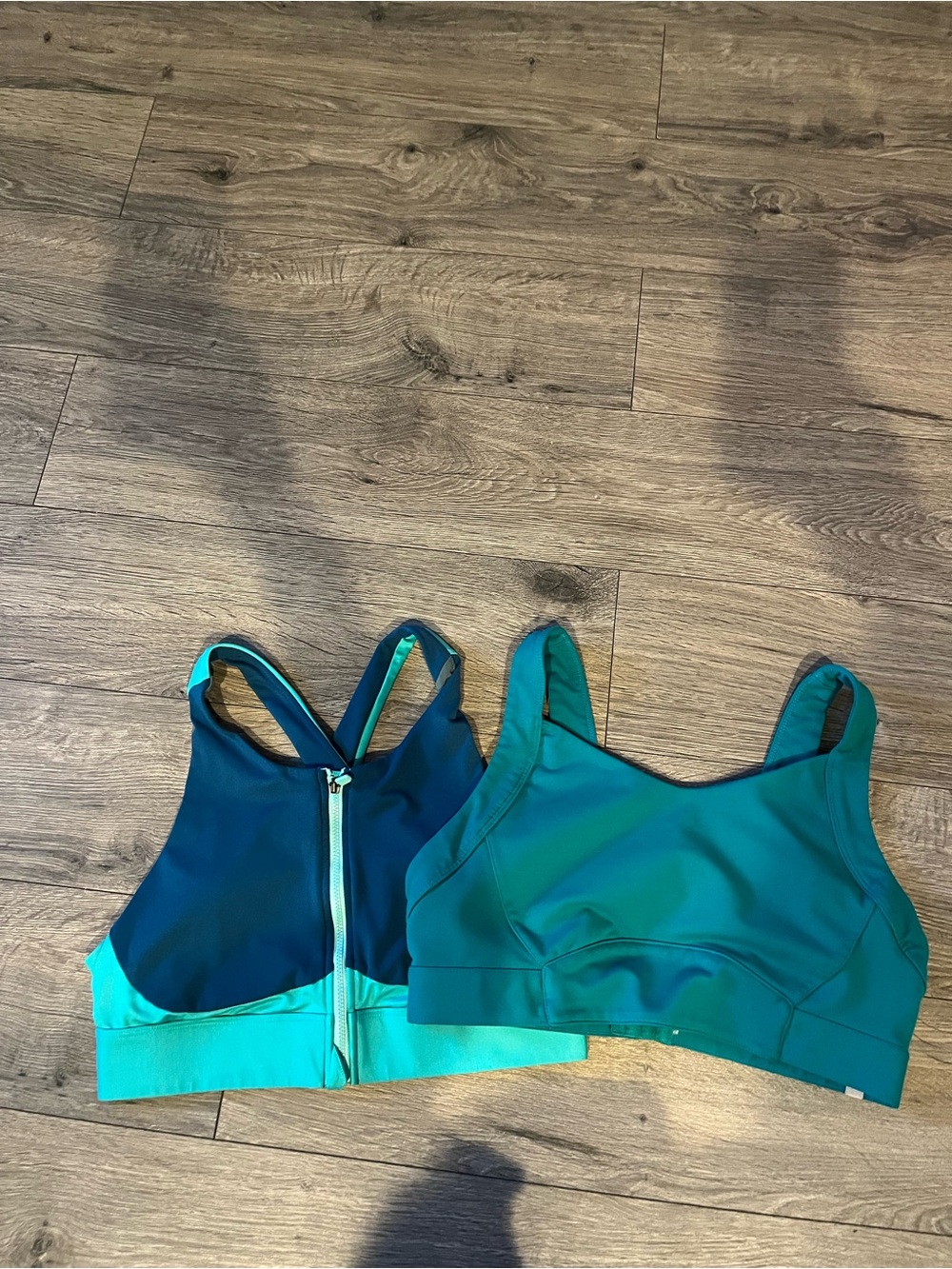 Teal & Aqua High Support Sports Bras - Women Intimates